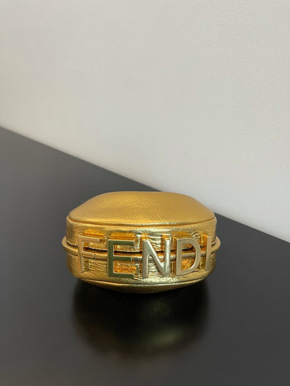 FI Nano FIgraphy Gold For Women, HandBags 6.7in/17cm FF 7AS089