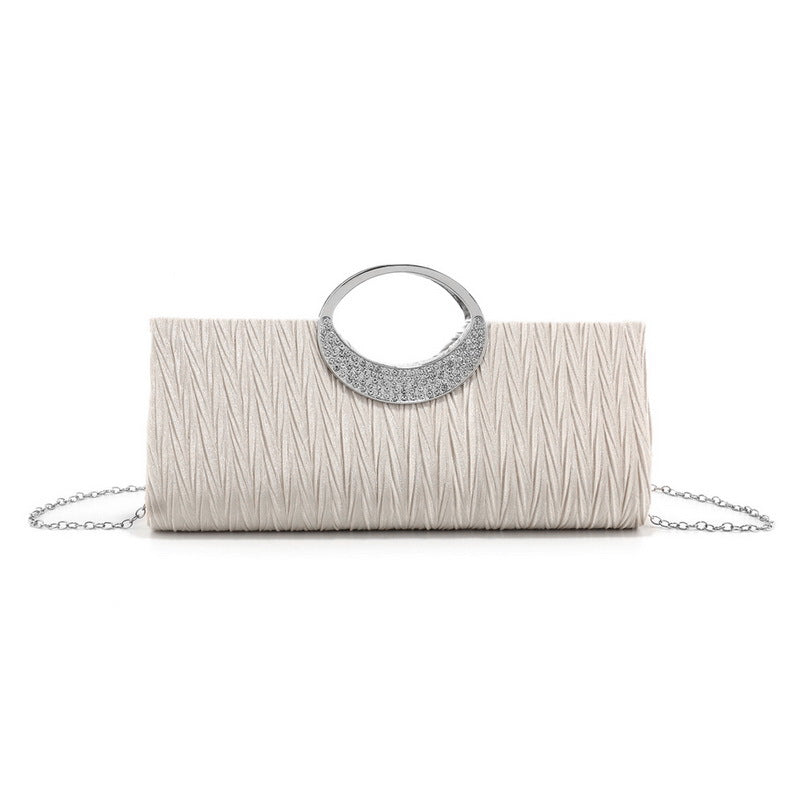 Envelope Party Bag Ruched Chain Handbag