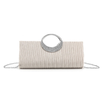 Envelope Party Bag Ruched Chain Handbag