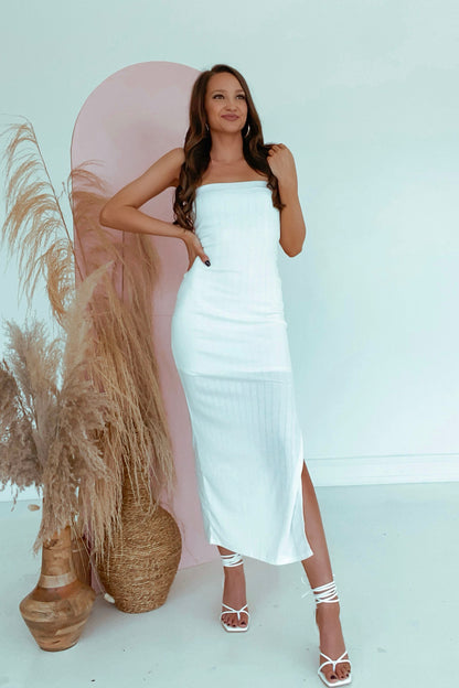 Front Tie Midi Dress