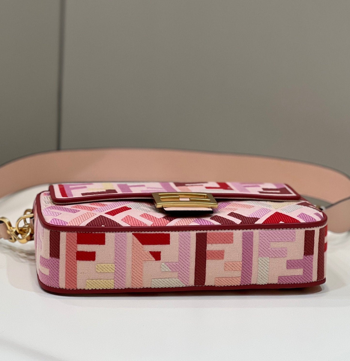 FI Baguette Bag From Lunar New Year Limited Capsule Collection Multicolor For Women, Handbags, Shoulder And Crossbody Bags 10.6in/27cm FF 8BR600