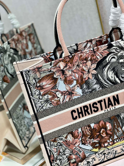 DI Large Book Tote Multicolor, For Women, Women’s Handbags 16.5in/42cm CD M1286ZFOR_M884