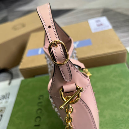 gg Jackie 1961 Mini Shoulder Bag Light Pink For Women, Women&#8217;s Bags 7.5in/19cm gg