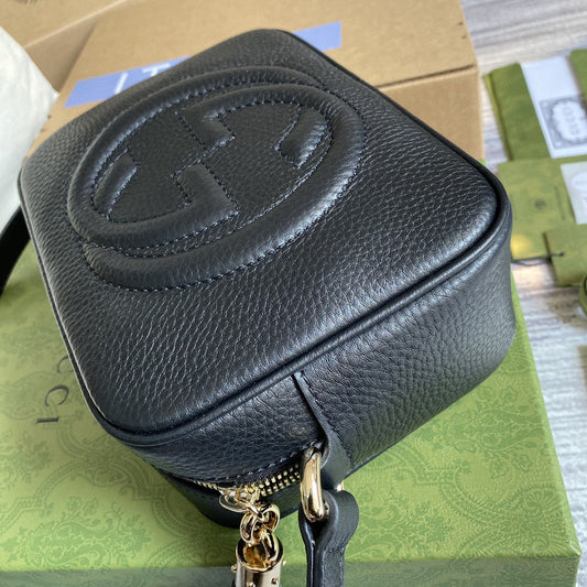 gg Soho Small Disco Bag Black For Women, Women&#8217;s Bags, Shoulder And Crossbody Bags 8in/21cm gg 308364