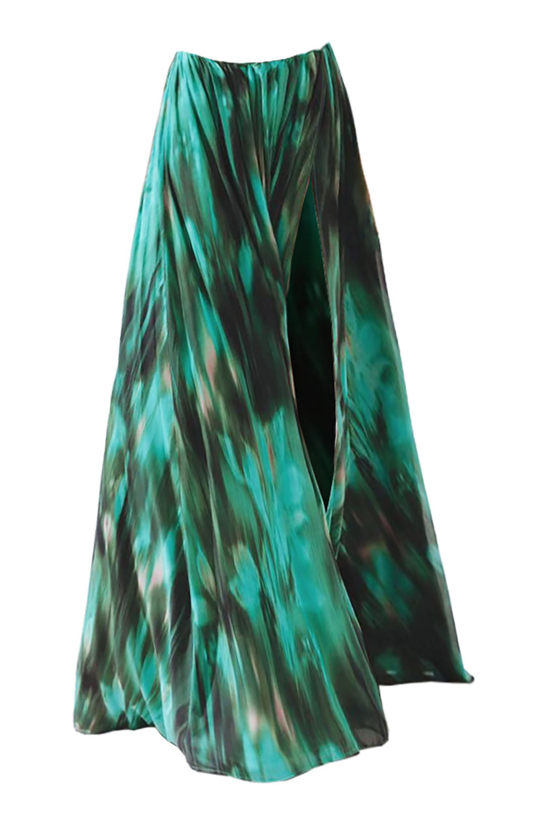 3D Green Gradient Blooming Swimsuit and Cover-Up