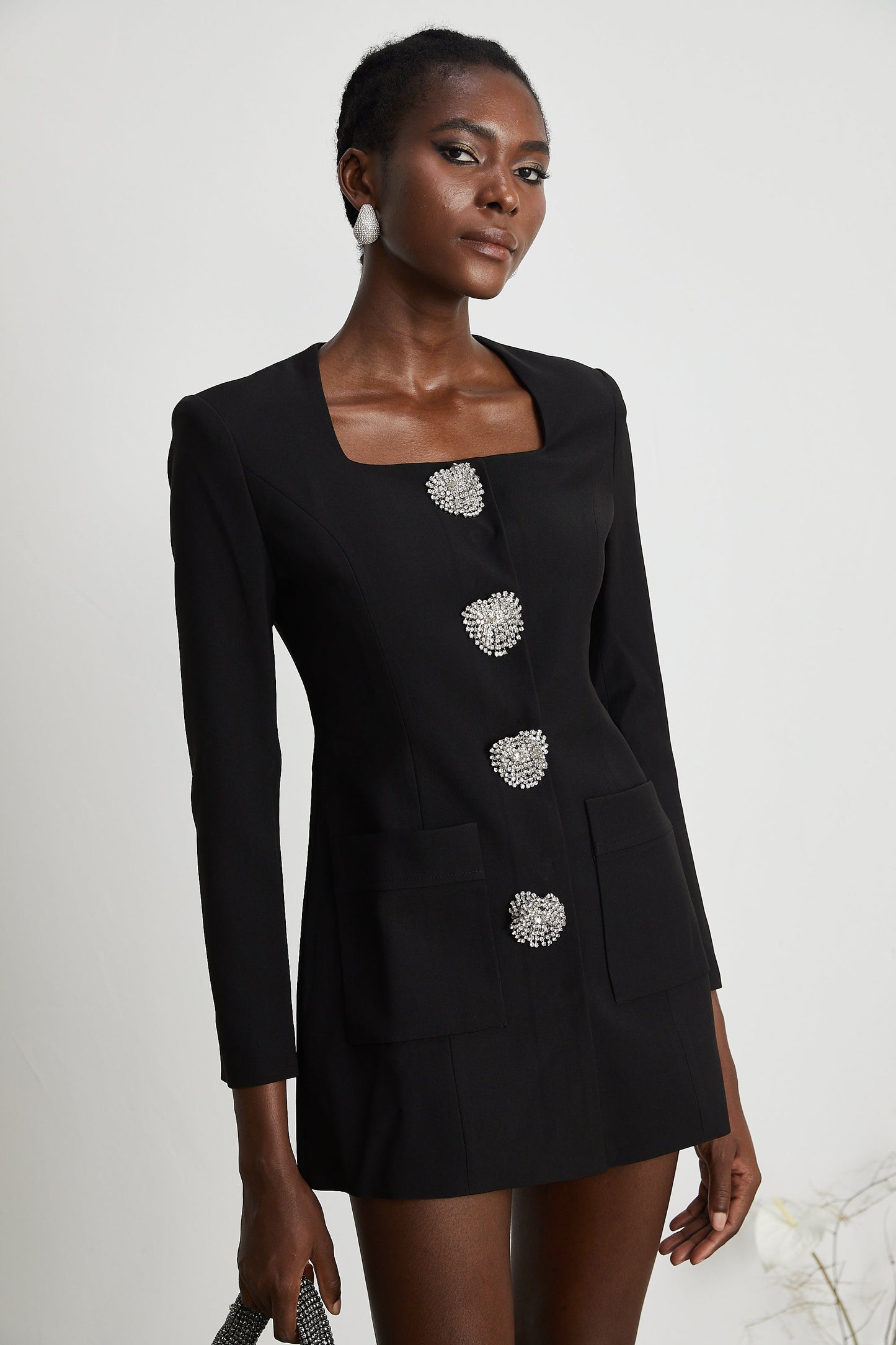 Fionnghuala Crystal Embellished Mini Dress