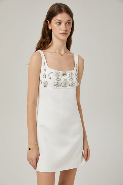 Ardelle Embellished Mini Dress