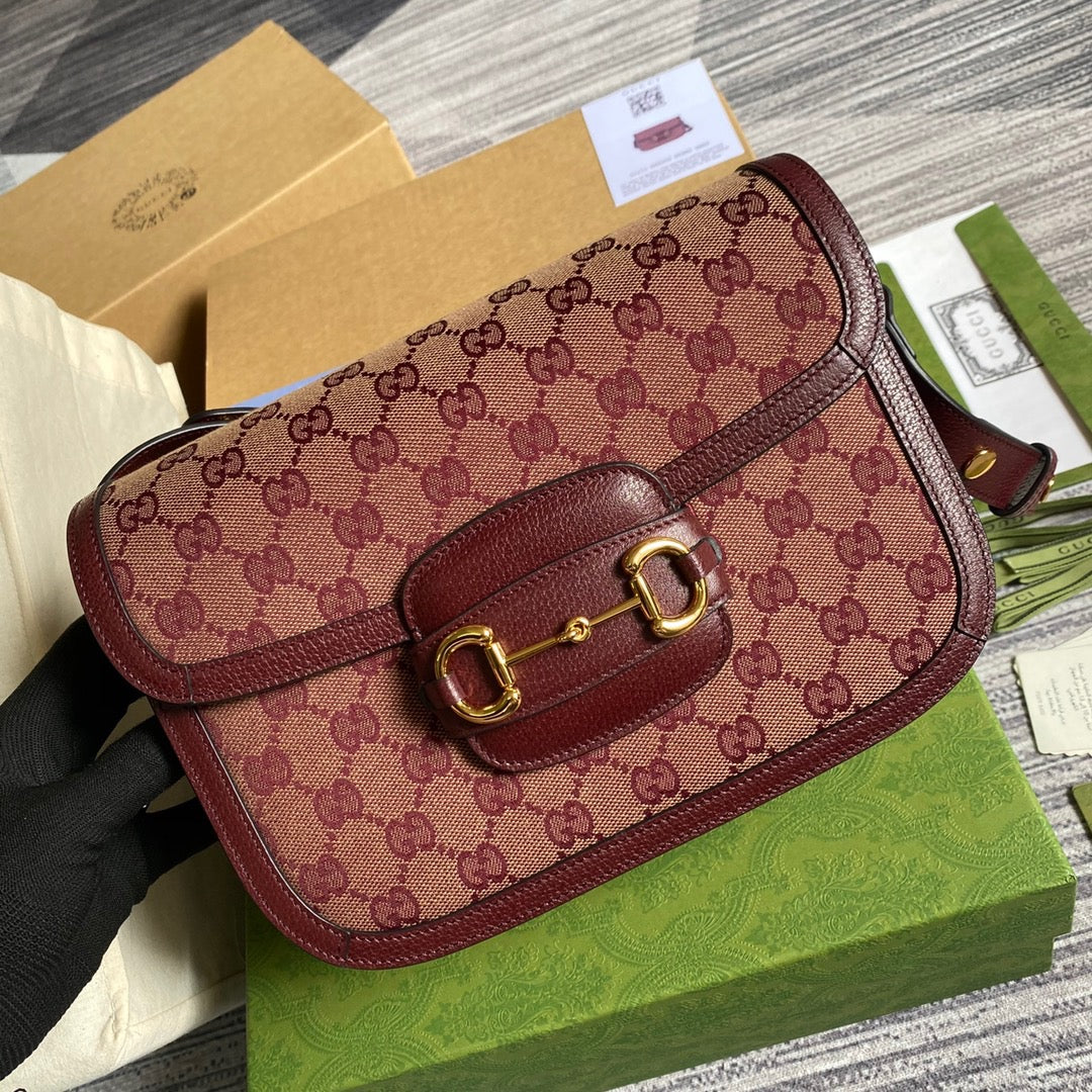 gg Horsebit 1955 Shoulder Bag Beige And Ivory For Women, Women&#8217;s Bags 9.8in/25cm gg