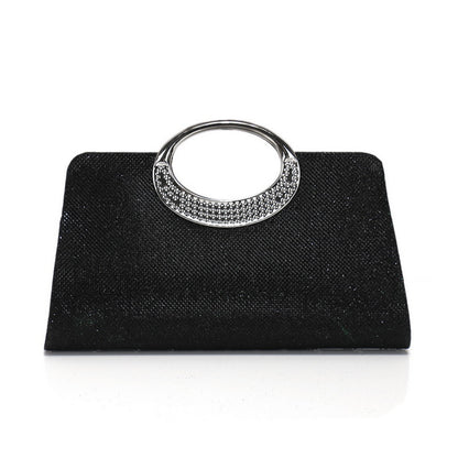 Diamond-Studded Bag Chain Handbag