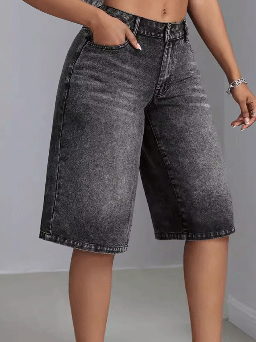 Fashion Breeches Denim Shorts