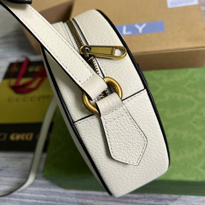 gg x Adidas Ophidia Shoulder Bag White For Women, Women&#8217;s Bags 8.6in/22cm gg 702626 DJ24T 8847