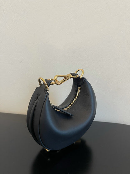 FI Nano FIgraphy Black For Women, HandBags 6.7in/17cm FF 8BR798A5DYF1HEJ