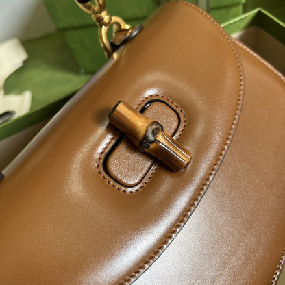 gg Bamboo 1947 Small Top Handle Bag Cuir  For Women 8,3in/21cm 675797 10ODT 2579