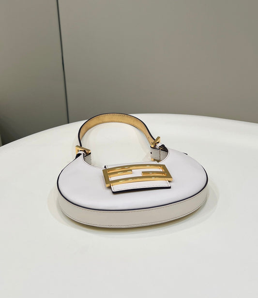 FI Cookie White For Women, Handbags, Shoulder Bags 7.4in/19cm FF 8BS065AAIWF0K7E