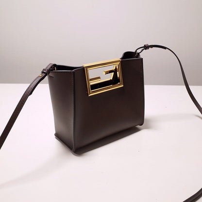 FI Way Small Dark Grey Bag For Woman 17.5cm/7in