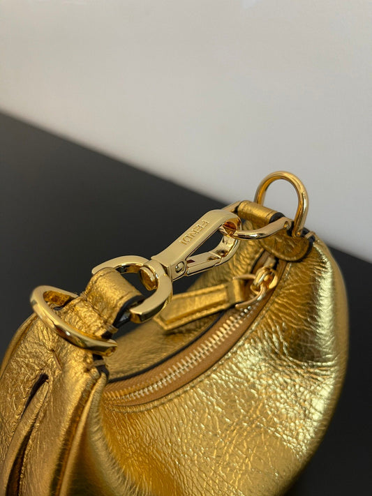 FI Nano FIgraphy Gold For Women, HandBags 6.7in/17cm FF 7AS089