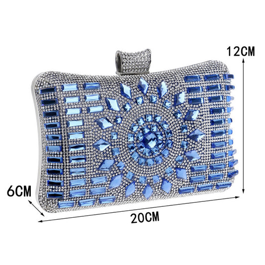 Diamond-Studded Party Shiny Bag Chain Handbag