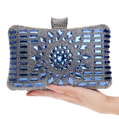 Diamond-Studded Party Shiny Bag Chain Handbag