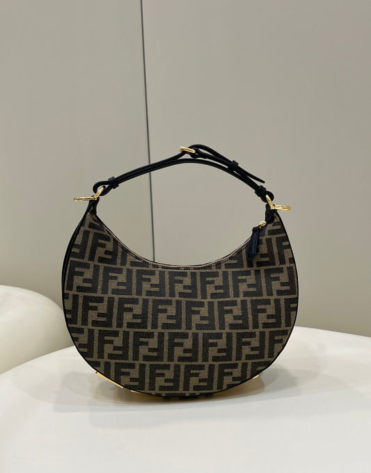 FI FIgraphy Small Brown For Women, Handbags, Shoulder Bags 11.4in/29cm 8BR798
