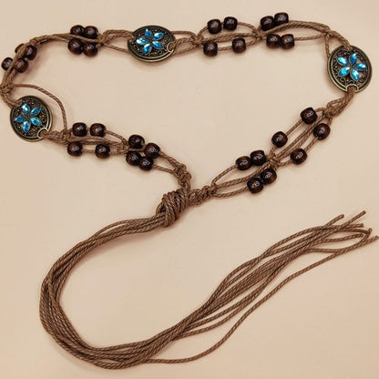 Ethnic Bohemian Braided Belt