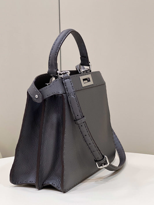 FI Peekaboo ISeeU Medium Black For Women, Handbags, Shoulder Bag 13.1in/33.5cm FF