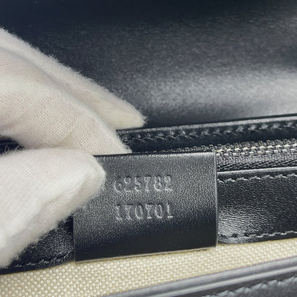 gg Embossed Messenger Bag Black gg Embossed For Men 8.1in/20.5cm gg 625782 1W3AN 1000465