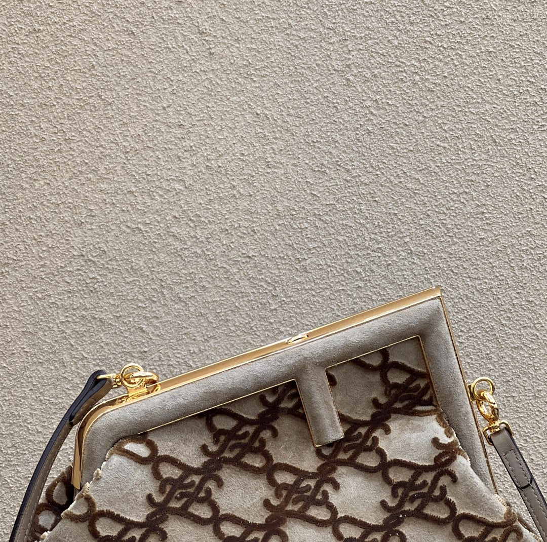 FI First Small Gray Bag For Woman 26cm/10in