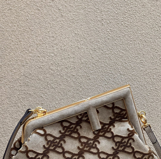 FI First Small Gray Bag For Woman 26cm/10in