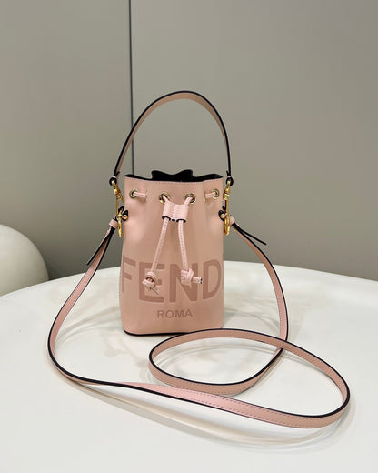 FI Mon Tresor Pale Pink For Women, Handbags, Shoulder And Crossbody Bags 7.1in/18cm FF 8BS010AC9LF14N1