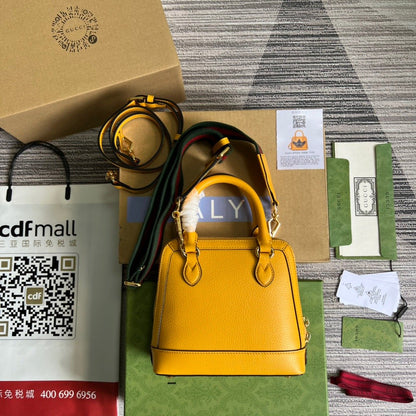 gg x Adidas Horsebit 1955 Mini Bag Yellow For Women, Women&#8217;s Bags 7.9in/20cm gg‎