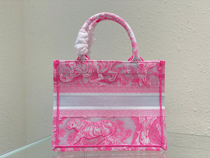 DI Small Book Tote Pink, For Women, Women’s Handbags 26.5cm/10.5in CD
