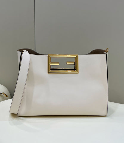 FI Way Medium White Bag For Woman 29.5cm/11.5in