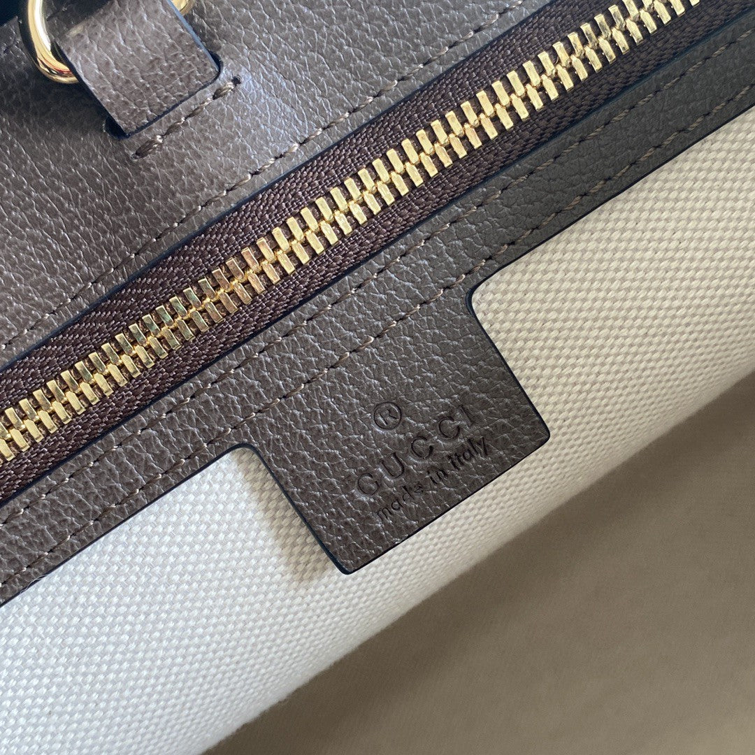gg Medium Tote With Geometric Print Beige And Ebony gg Supreme Canvas With Geometric And Web Print For Women 14.8in/37.5cm gg 674148 UQHHG 8678