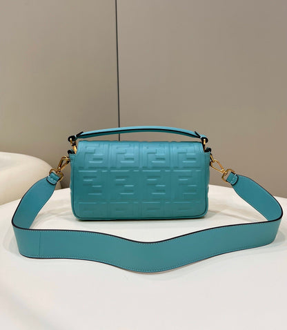 FI Baguette Teal For Women, Handbags, Shoulder And Crossbody Bags 10.6in/27cm FF 8BR600