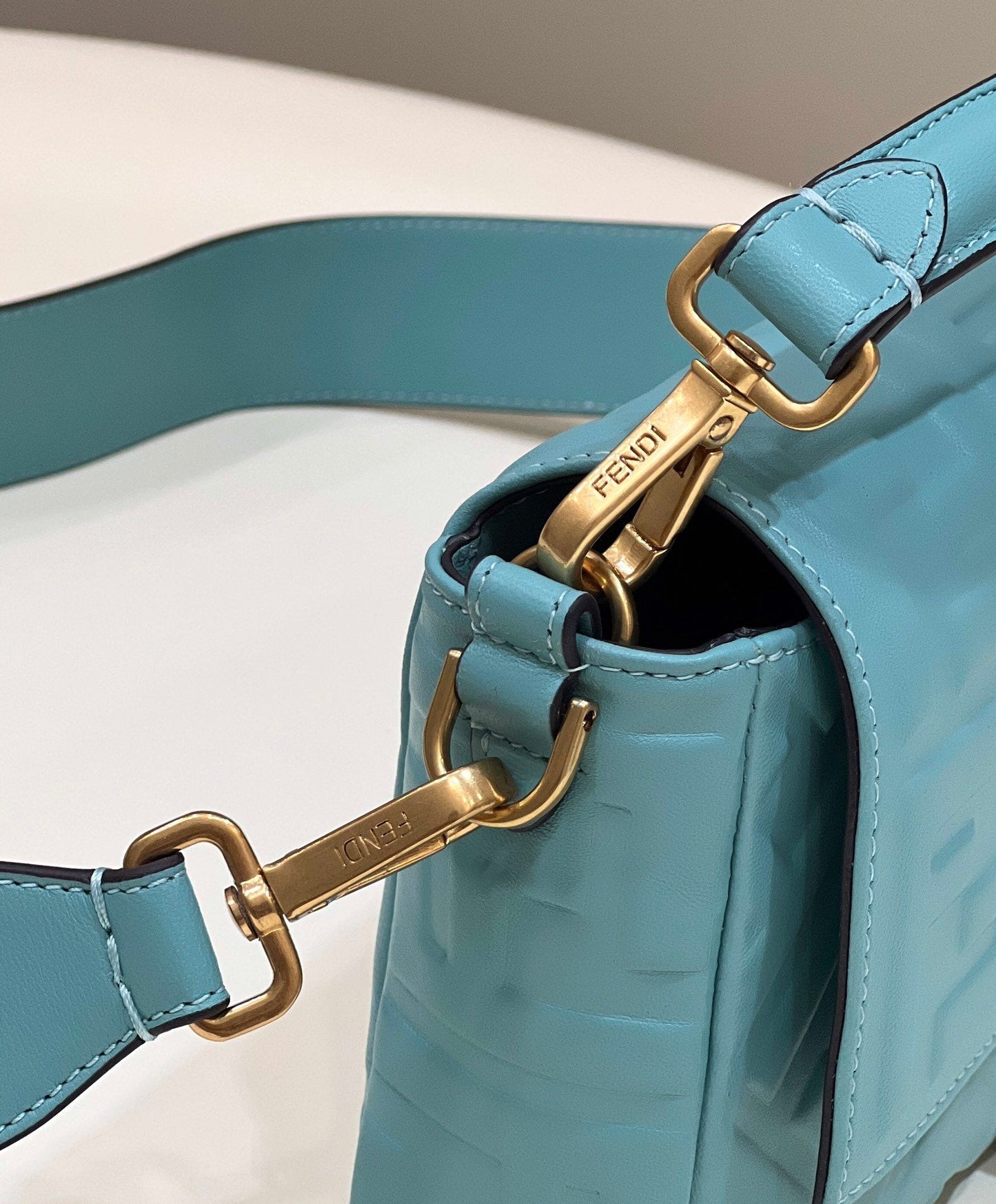 FI Baguette Teal For Women, Handbags, Shoulder And Crossbody Bags 10.6in/27cm FF 8BR600