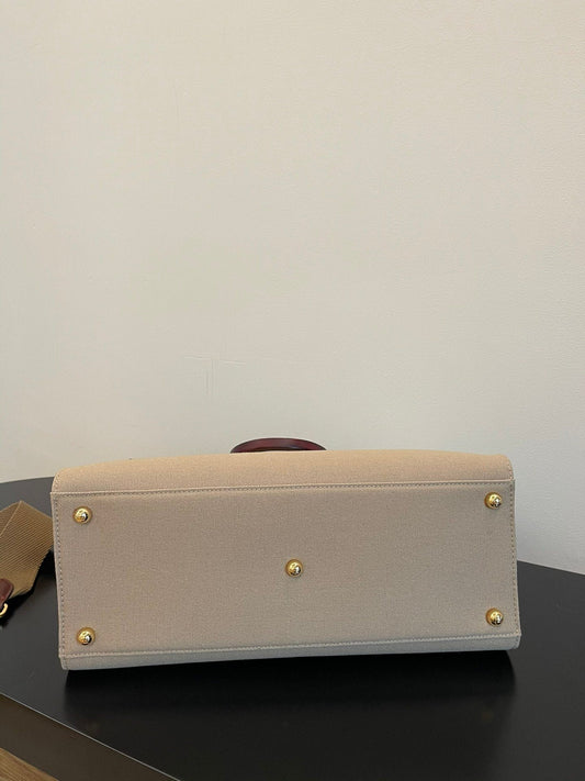 FI Sunshine Large Tote Bag Beige For Women, Handbags, Shoulder Bags 15.7in/40cm FF 8BH372