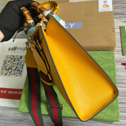 gg Diana Small Tote Bag Yellow For Women, Women&#8217;s Bags 11in/27cm gg ‎