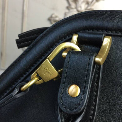 gg Re(Belle) Large Top Handle Bag Black For Women 15.75in/40cm gg