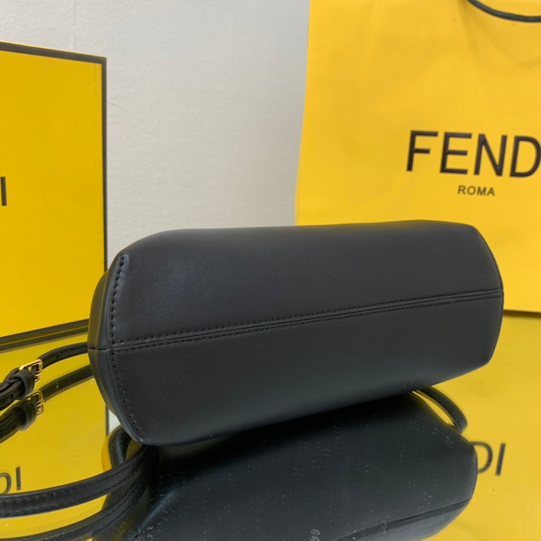 FI First Small Black For Women, HandBags, Shoulder And Crossbody Bags 10.2in/26cm FF 8BP129ABVEF0KUR