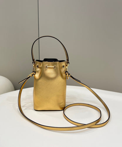 FI Mon Tresor Gold For Women, Handbags, Shoulder And Crossbody Bags 7in/18cm FF 8BS010AK61F1GNN