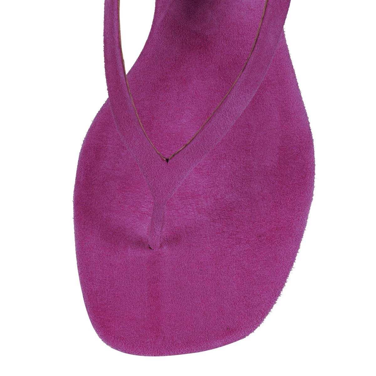 Flip Flop Square Toe Block Heel Purple Summer Sandals for Women