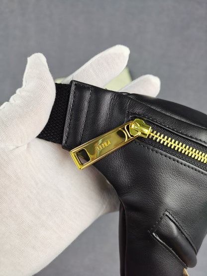 FI Little Monster Belt Bag Black For Men, Men&#8217;s Bags 7.9in/20cm FF