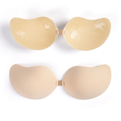 Adhesive Strapless Bra For Women Sticky Invisible Push Up Silicone Bra For Backless Dress Clasp Bras