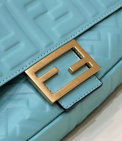 FI Baguette Teal For Women, Handbags, Shoulder And Crossbody Bags 10.6in/27cm FF 8BR600