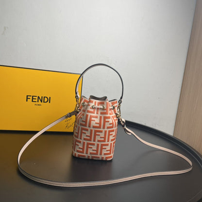FI Mon Tresor Orange Mini Bag For Woman 18cm/7in