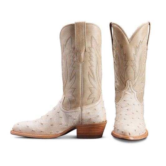 Almond Toe Block Heel Mid-Calf Embroidered Cowboy Boots for Women