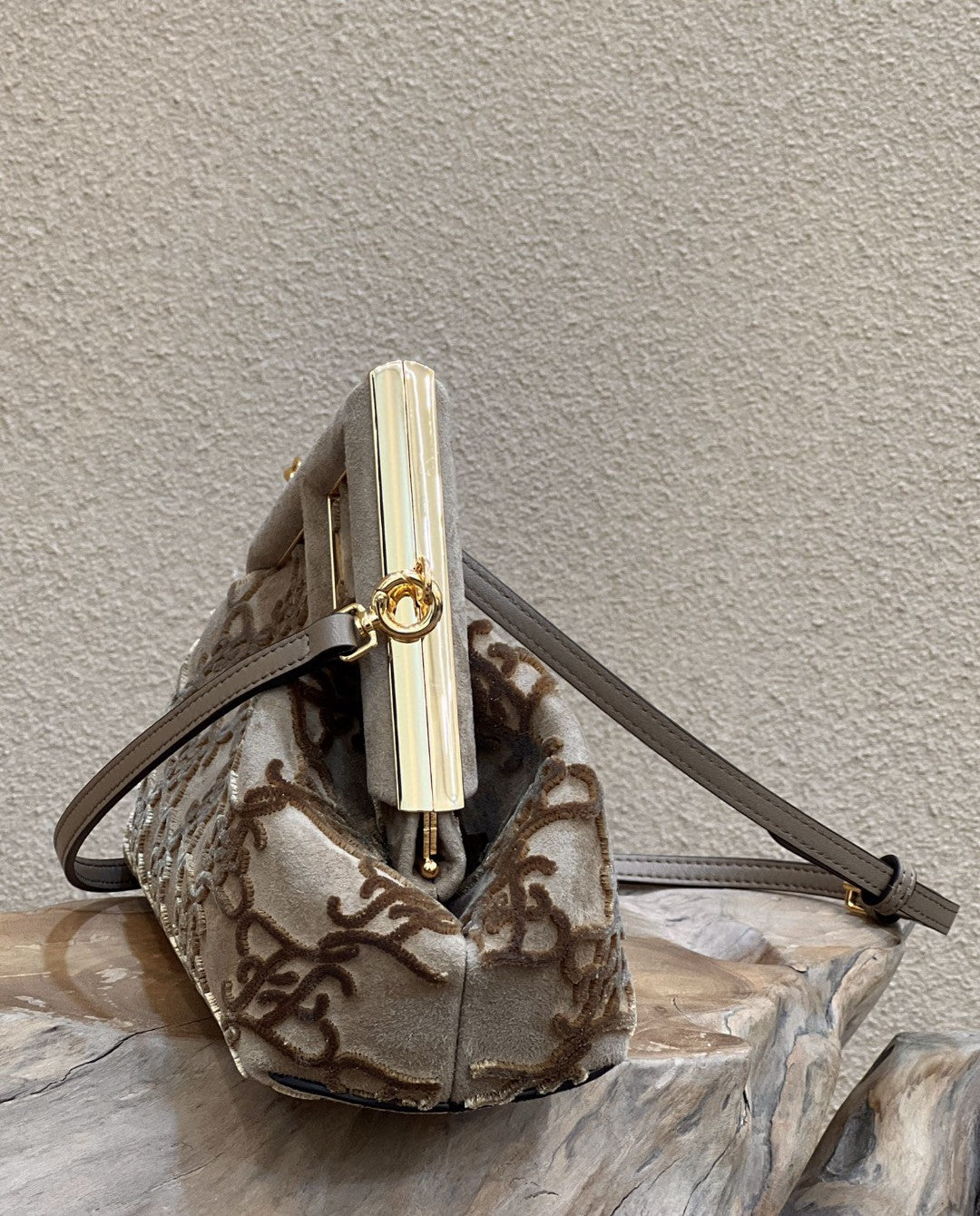 FI First Small Gray Bag For Woman 26cm/10in