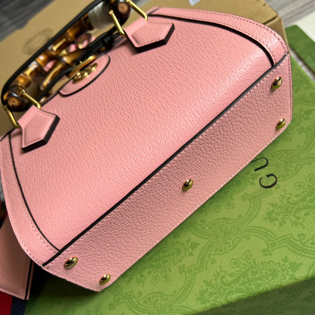 gg Diana Mini Tote Bag Pink For Women, Women&#8217;s Bags 7.9in/20cm gg ‎702732 U3ZDT 5479