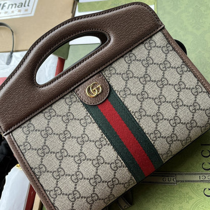gg Ophidia Small Tote With Web Black For Women 10in/26cm gg 693724 96IWO 8745