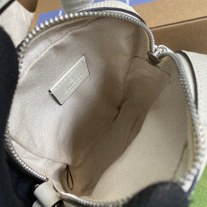 gg Embossed Mini Bag White gg Embossed For Men 6.7in/17cm gg 